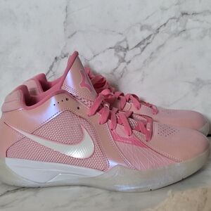 Nike Zoom KD 3 Aunt Pearl Soft Pink White Lotus Pink Mens Sneakers Shoes 8.5